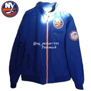 NHL 𝗠𝗘𝗠𝗕𝗘𝗥𝗦 𝗢𝗡𝗟𝗬 NY Islanders Jacket XL Blue
